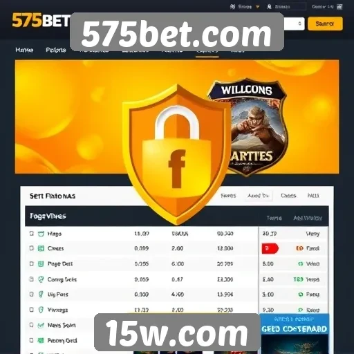 Recursos de segurança do site 575bet